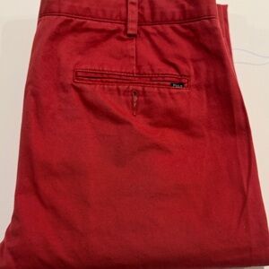 Polo Ralph Lauren Brick (red chinos) Pants Men's 34*34 Slim Fit Red Chinos